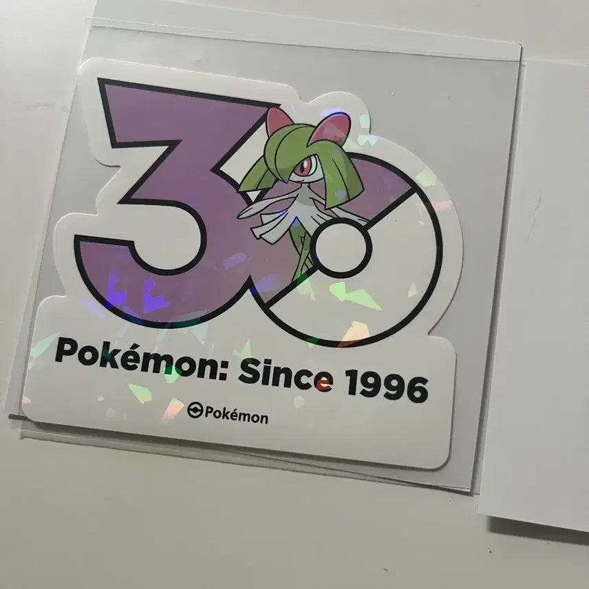 [BUNJANG] Pokemon 30th Anniversary Kirlia Holographic Sticker / 포켓몬 30주년 스티커 킬리아