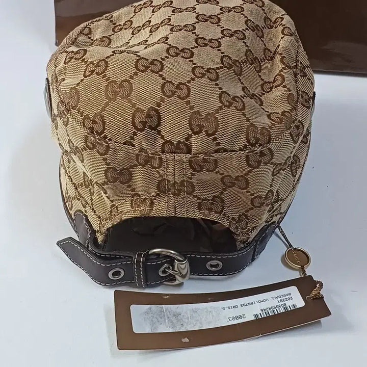 [BUNJANG] Gucci GG Canvas Baseball Cap Brown / (정품 레어템) 구찌 GG 캔버스 캡 모자 브라운