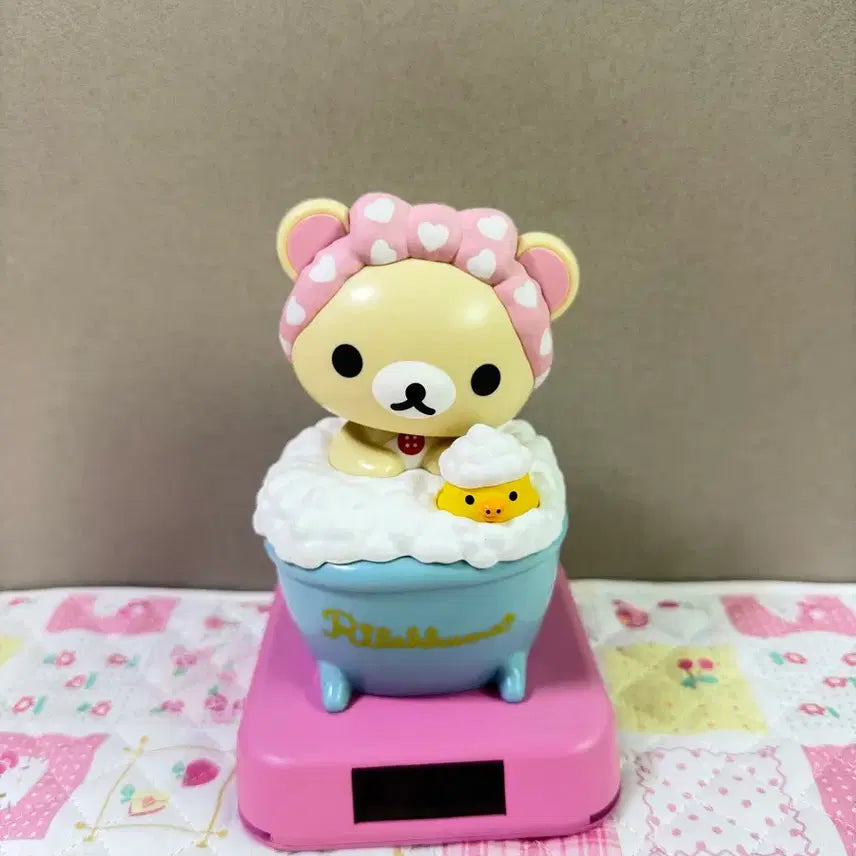 [BUNJANG] Rilakkuma Bathing NOHOHON Figure (Vintage/Rare) / !오늘만 이 가격! (고전/희귀) 코리락쿠마 목욕하는 노호혼
