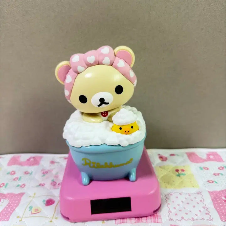 [BUNJANG] Rilakkuma Bathing NOHOHON Figure (Vintage/Rare) / !오늘만 이 가격! (고전/희귀) 코리락쿠마 목욕하는 노호혼