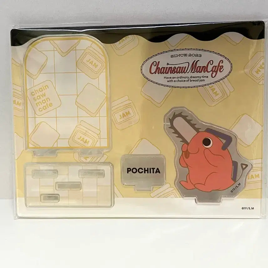 [BUNJANG] Chainsaw Man Pochita Acrylic Diorama Stand / 체인소맨 카페 포치타 아크릴 디오라마 스탠드