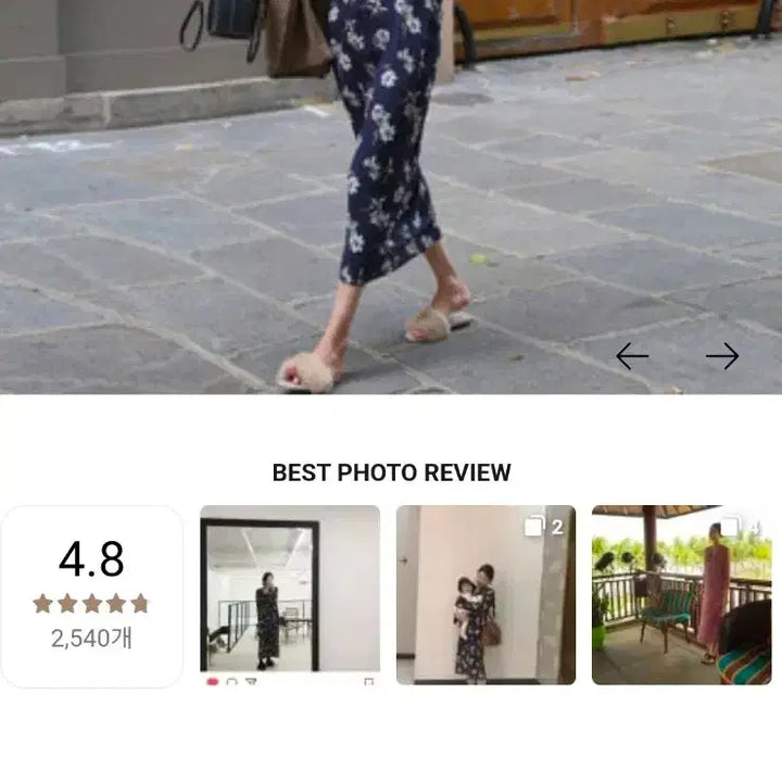 [BUNJANG] Frost.J Jane Flower Wrap Dress Navy / 프로스트제이 제인 플라워 원피스 네이비