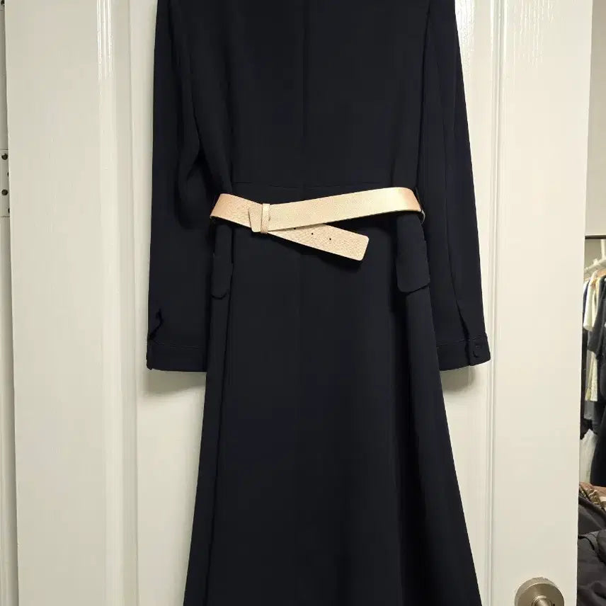[BUNJANG] Shatin Navy Guest Dress / 샤틴 네이비 하객 원피스