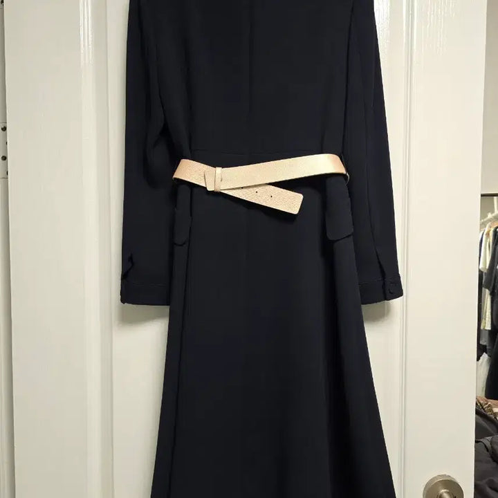 [BUNJANG] Shatin Navy Guest Dress / 샤틴 네이비 하객 원피스