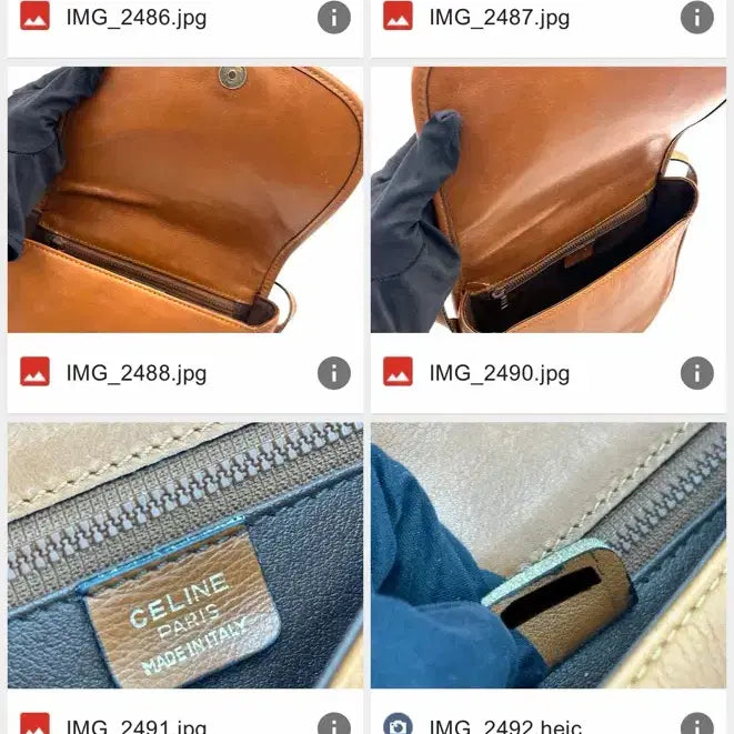 [BUNJANG] Celine Camel Round Crossbody Bag / 셀린느 카멜 라운드 크로스백