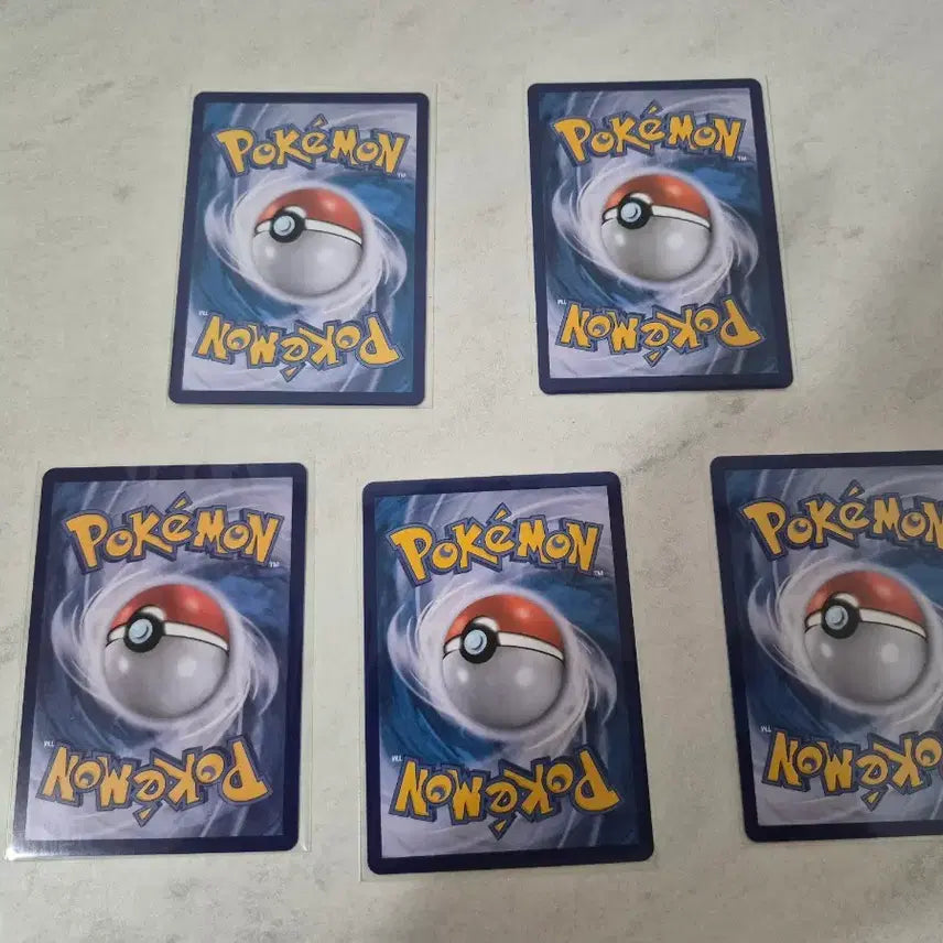 [BUNJANG] Pokemon Card Pikachu 5-Type Set / 포켓몬카드 피카츄 5종 세트