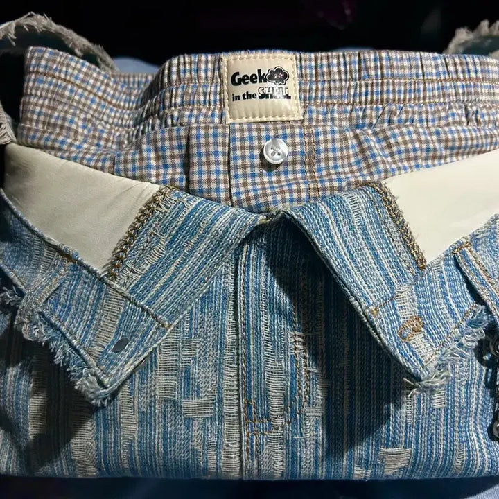 [BUNJANG] Mayshell Denim Shoulder Bag / 마이쉘 데님 가방