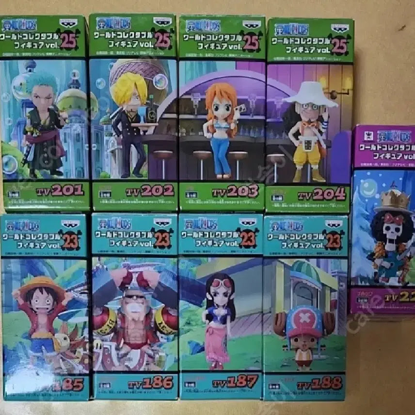 [BUNJANG] One Piece WCF Straw Hat Pirates Figure (Used) / 원피스 월콜 밀집모자해적단 개봉품 팝니다