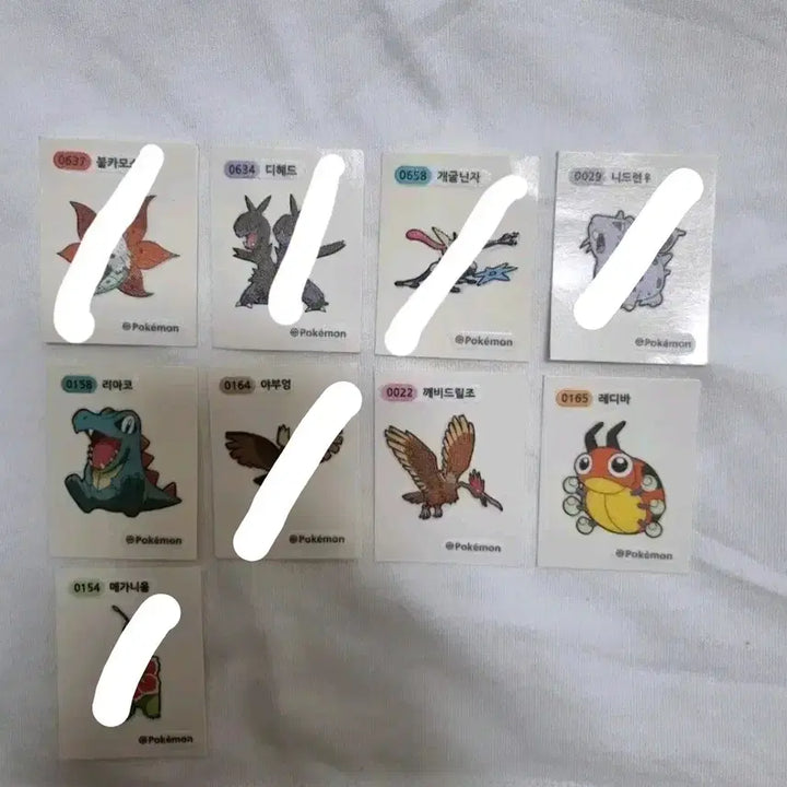 [BUNJANG] Pokemon Stickers / 포켓몬 띠부씰 판매