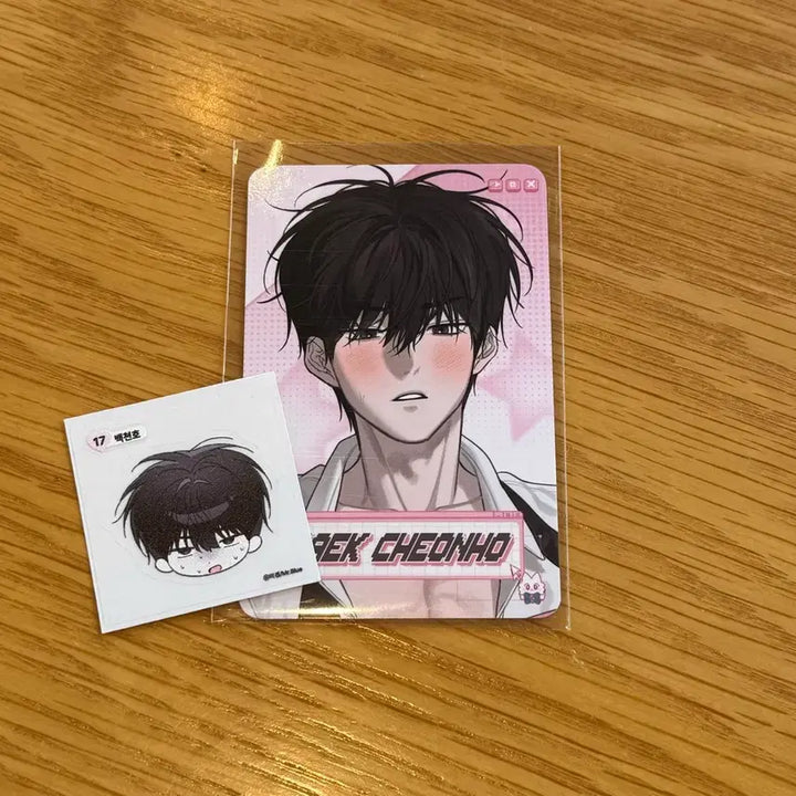 [BUNJANG] Mister Blue Baekcheonho Photocard &amp; Sticker Set / 미스터블루 미블 입장특전 사용후반품불가 사반품 포카 띠부씰