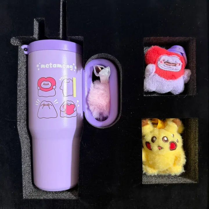[BUNJANG] Pokemon 30th Anniversary Commemorative Set with Tumbler and Dolls / 포켓몬 30주년 기념 세트 (박스 및 종이봉투 포함)