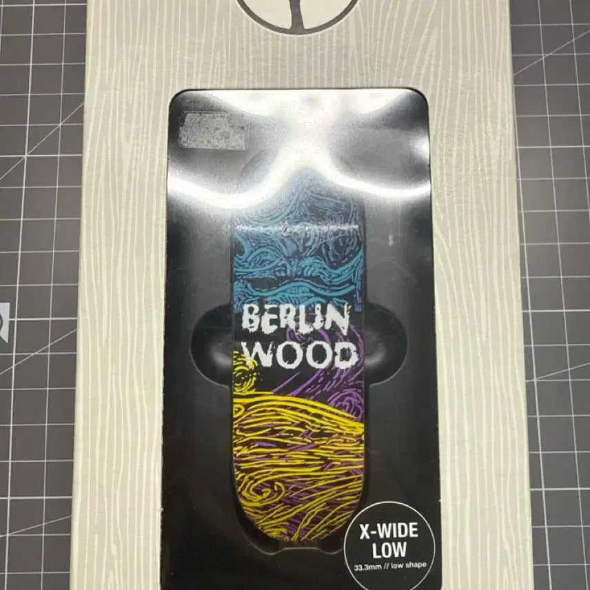 [BUNJANG] Berlinwood Fingerboard X-WIDE LOW Deck / 베를린우드 핑거보드 X-WIDE LOW 데크