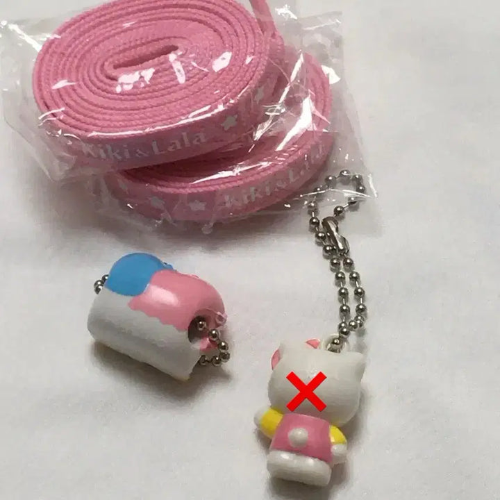 [BUNJANG] Sanrio Classic Hello Kitty &amp; Kiki Lala Bundle Set Keychain Strap / [일괄] 고전키티키링고전키키라라키링스트랩