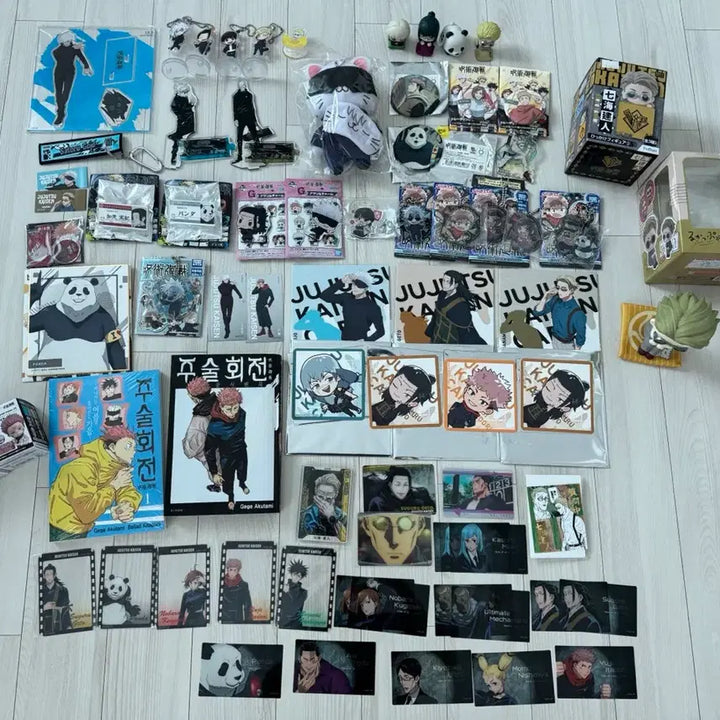 [BUNJANG] Jujutsu Kaisen Merchandise Bundle (Gojo Acrylic, Nanami Look-up POB Included) / 주술회전 굿즈 일괄 판매합니다(고죠 아크릴, 나나미 룩업 특전 O)