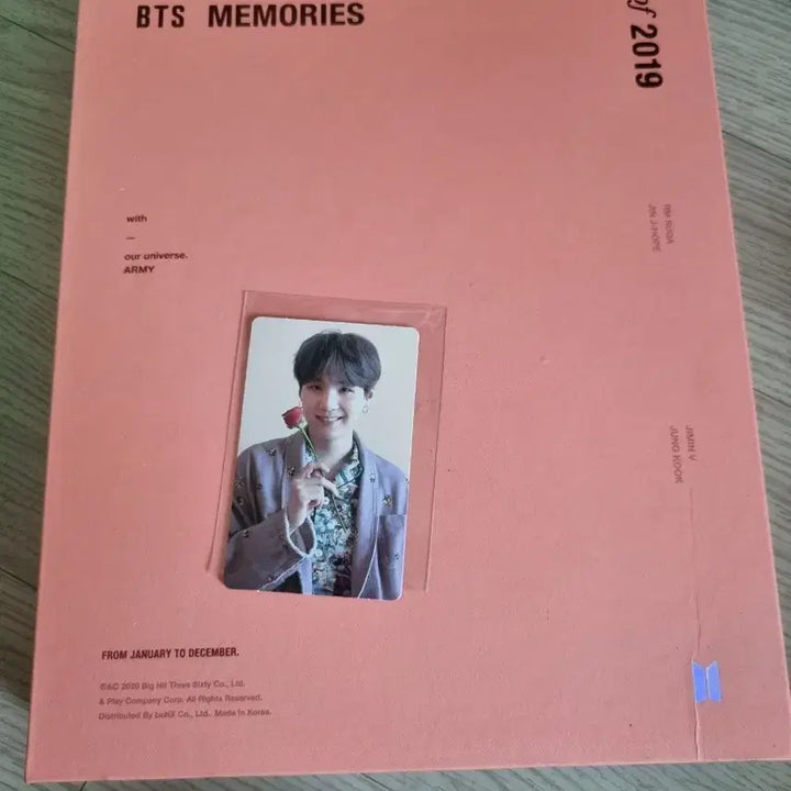 [BUNJANG] BTS 2019 Memories Suga Photocard Bundle Set / 방탄 2019메모리즈 윤기 포카포함 풀셋양도.  bts