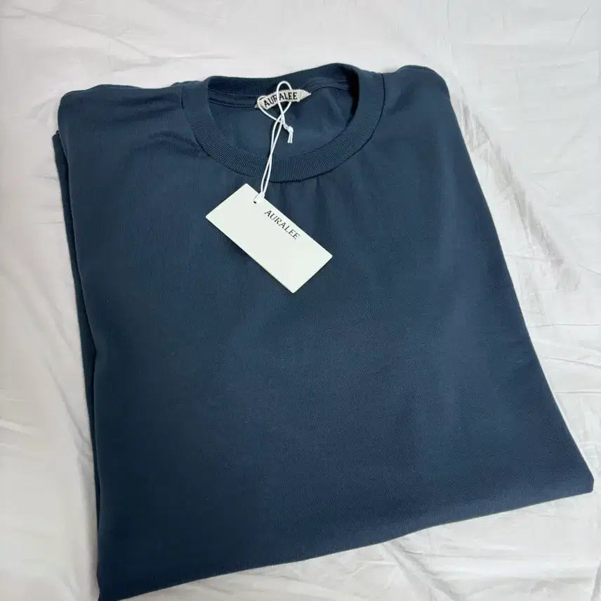 [BUNJANG] ORRERY 26SS LUSTER PLAITING TEE Deep Blue / 오라리 26SS LUSTER PLAITING TEE 3
