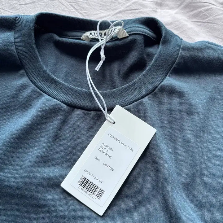 [BUNJANG] ORRERY 26SS LUSTER PLAITING TEE Deep Blue / 오라리 26SS LUSTER PLAITING TEE 3