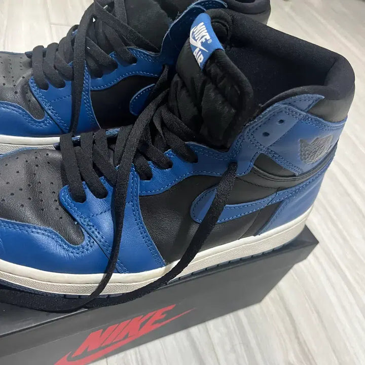 [BUNJANG] Nike Air Jordan 1 Retro High OG Dark Marina Blue Sneakers / 조던 1 레트로 하이 OG 다크 마리나 블루 275 / 나이키 운동화