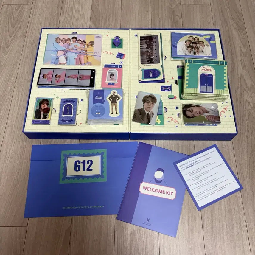 [BUNJANG] BTS 8th Anniversary Festa D-Day Calendar Mini Photocard / 방탄 bts 8주년 페스타 디데이 캘린더 미니 포카 인생네컷