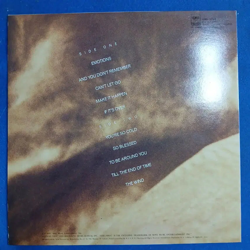 [BUNJANG] Mariah Carey Emotions LP Vinyl / 머라이어 캐리 EMOTIONS.LP.M/M