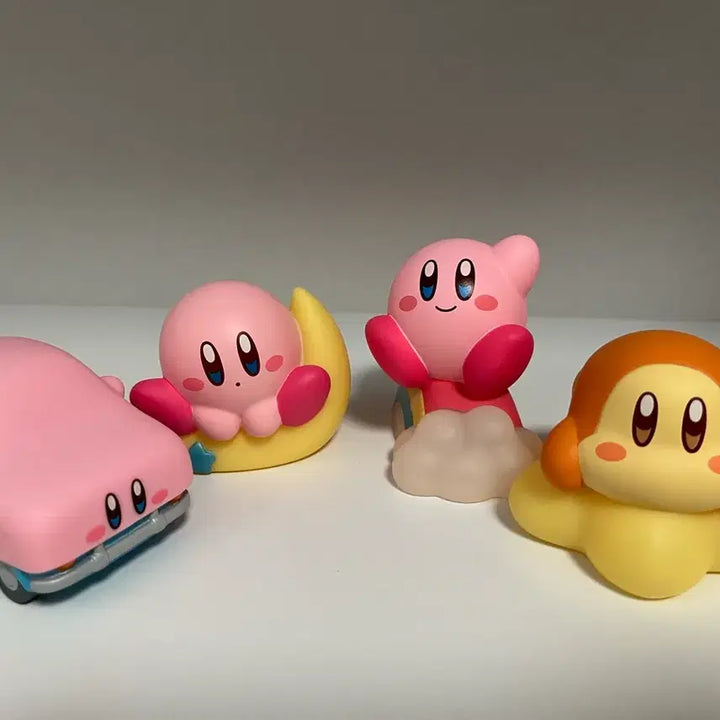 [BUNJANG] Kirby Soft Vinyl Figure Set of 4 / 별의 커비 소프비 피규어 4종 일괄