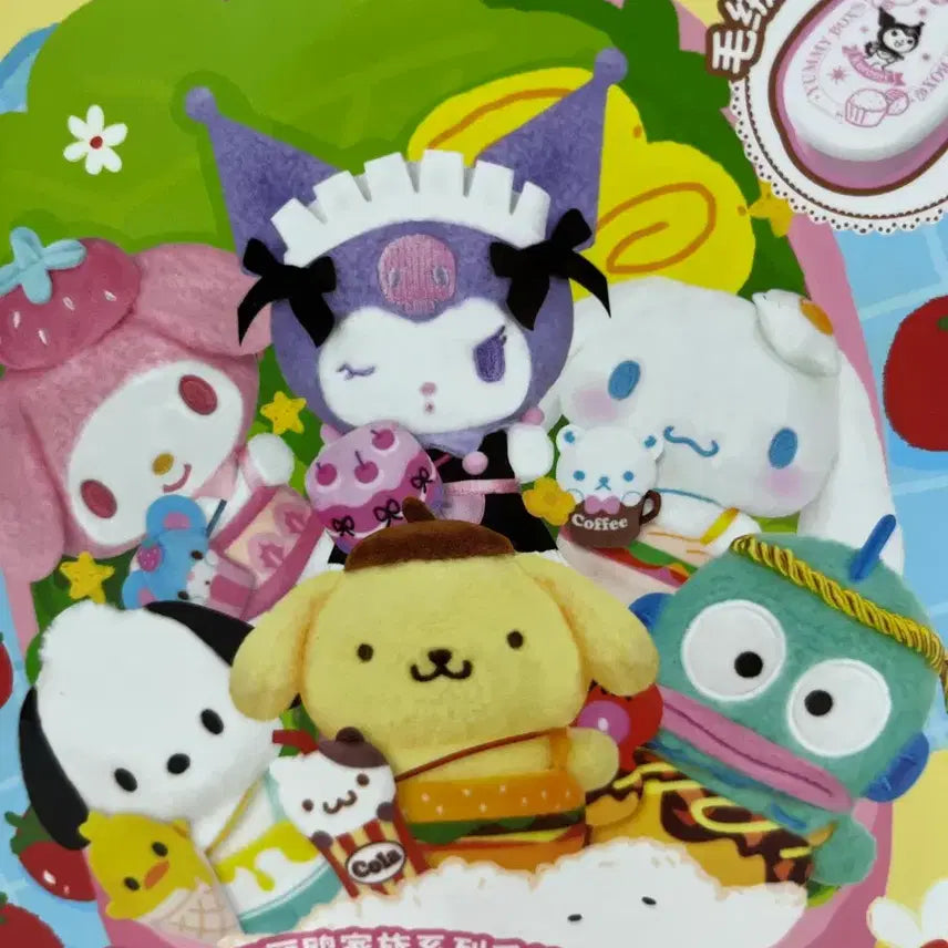 [BUNJANG] Sanrio Pochacco Lunch Box + Plush Doll / 산리오 도시락통+포챠코인형