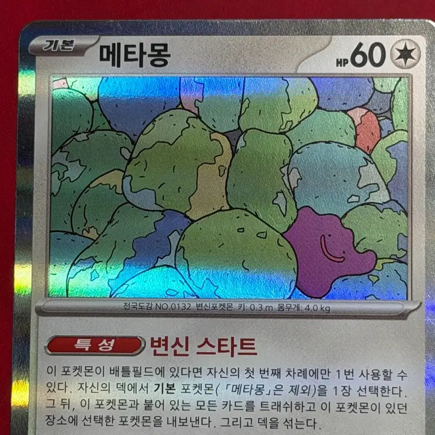 [BUNJANG] Pokemon Card 151 Metamon, Mewtwo Bundle Set / 귀여운 포켓몬 홀로 카드 151 메타몽, 뮤츠 2장 일괄