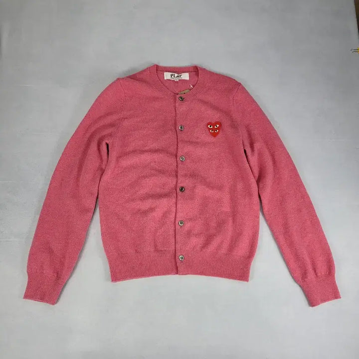 [BUNJANG] Comme des Garçons Play Pink Cardigan / 꼼데가르송 플레이 가디건 핑크