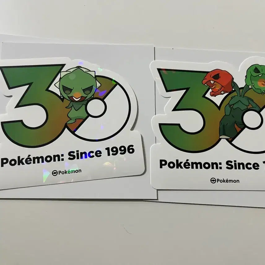 [BUNJANG] Pokemon 30th Anniversary Stickers: Capsaicn &amp; Scovillain / 포켓몬 30주년 스티커 캡싸이+스코빌런