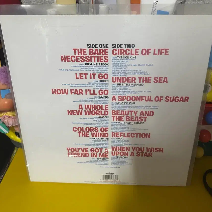 [BUNJANG] Disney Ultimate Hits LP Album / 디즈니 얼티메이트 히트 LP 앨범