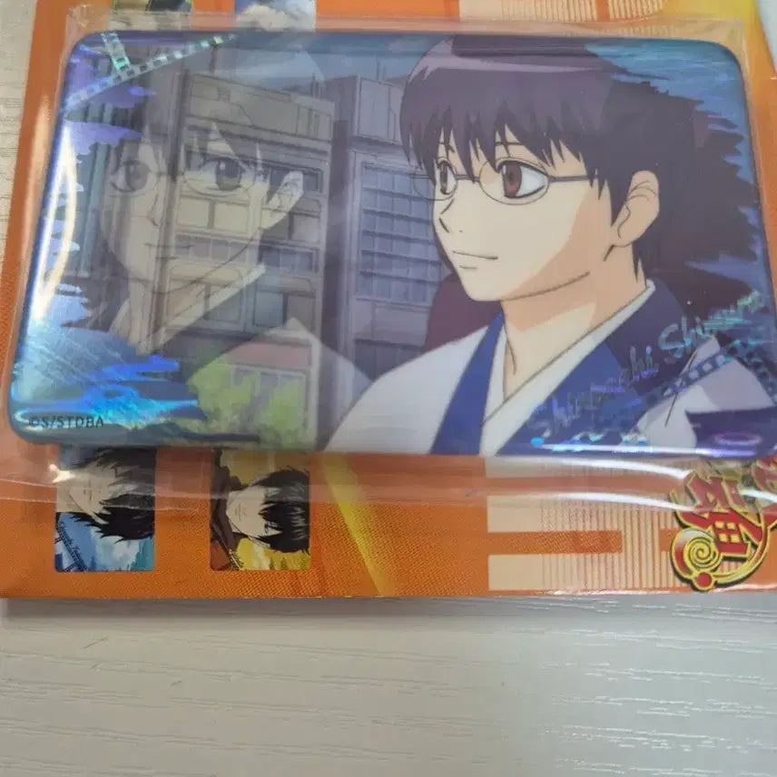 [BUNJANG] Gintama Shinpachi Square Can Badge (Sealed) / [미개봉] 은혼 신파치 사각 캔뱃