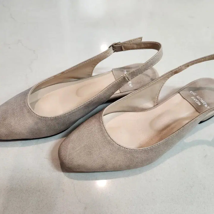 [BUNJANG] The Moment Avon Mule Slingback Shoes Beige 230 / 더 모먼트 아본 뮬 슬링백 슈즈 베이지 230