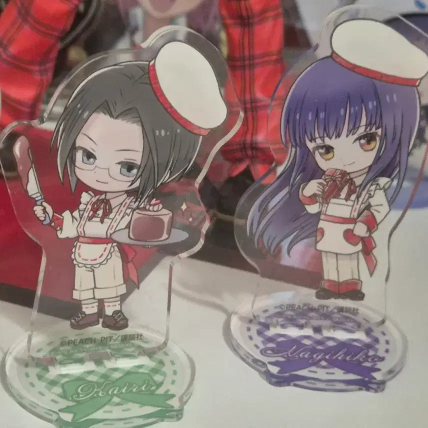 [BUNJANG] Shugo Chara! Cafe Acrylic Stand Set Kei &amp; Shiu / 일괄) 캐릭캐릭체인지 카페 아크릴스탠드 케이 시우