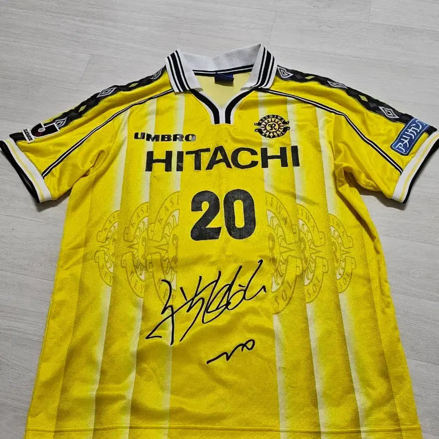 [BUNJANG] Kashiwa Reysol Hong Myung-bo Autographed Jersey / 가시와레이솔 홍명보 친필싸인 유니폼