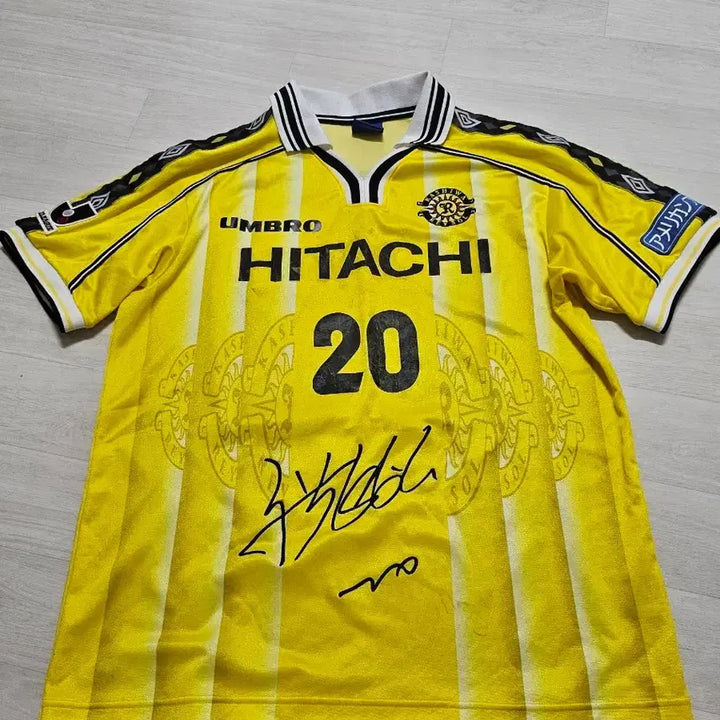[BUNJANG] Kashiwa Reysol Hong Myung-bo Autographed Jersey / 가시와레이솔 홍명보 친필싸인 유니폼