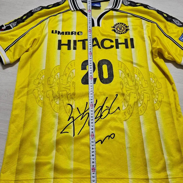 [BUNJANG] Kashiwa Reysol Hong Myung-bo Autographed Jersey / 가시와레이솔 홍명보 친필싸인 유니폼