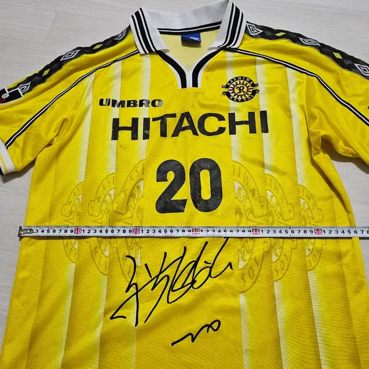 [BUNJANG] Kashiwa Reysol Hong Myung-bo Autographed Jersey / 가시와레이솔 홍명보 친필싸인 유니폼