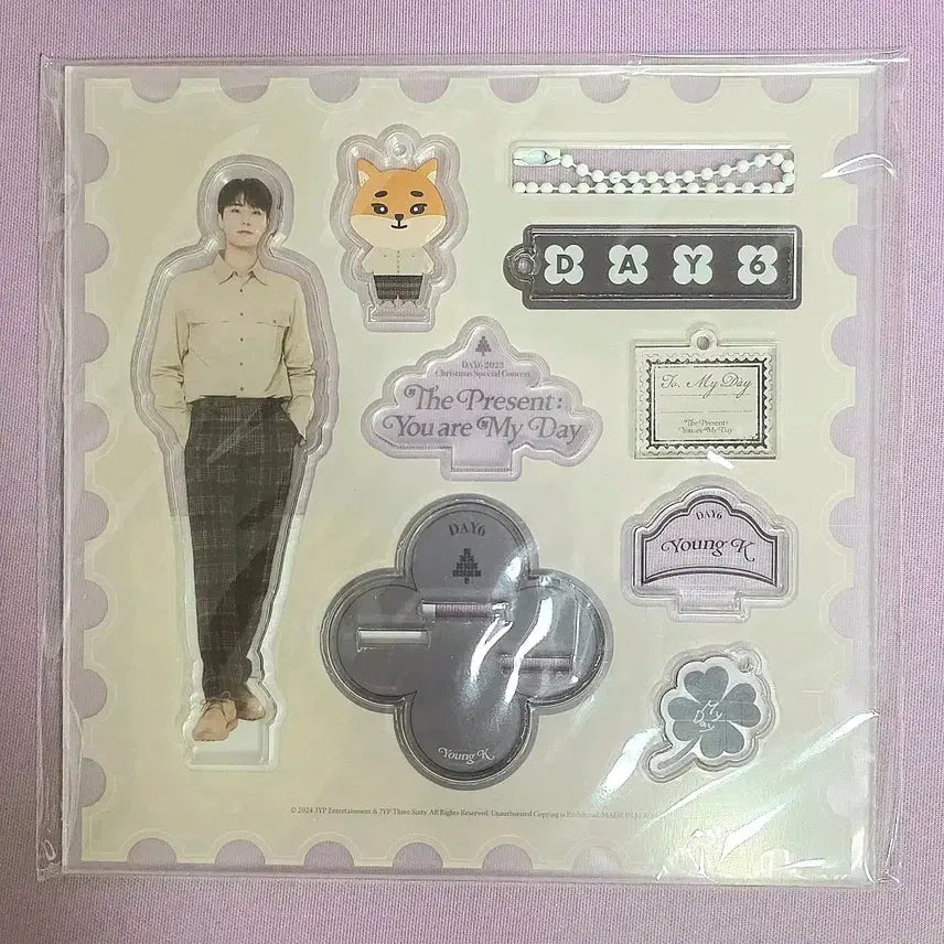 [BUNJANG] Day6 Young K 2023 Gift Concert Acrylic Kit / (새상품) 데이식스 영케이 2023 선물콘 아크릴 키트