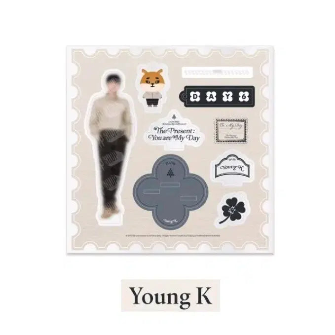 [BUNJANG] Day6 Young K 2023 Gift Concert Acrylic Kit / (새상품) 데이식스 영케이 2023 선물콘 아크릴 키트