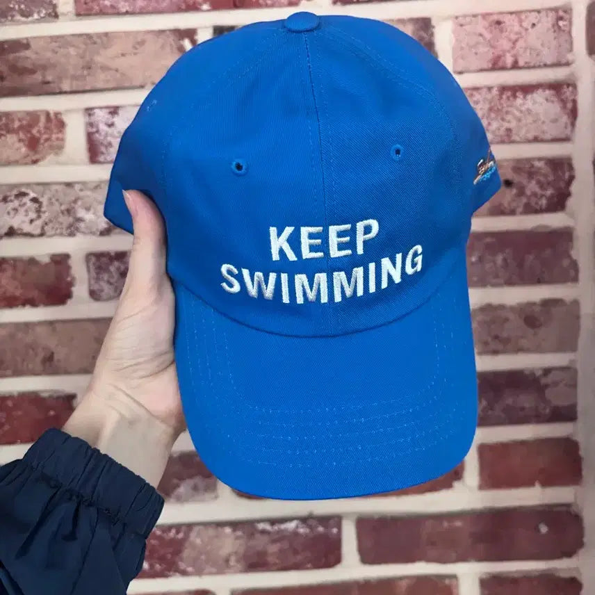 [BUNJANG] Keep Swimming Baseball Cap / 볼캡 모자 Keep Swimming