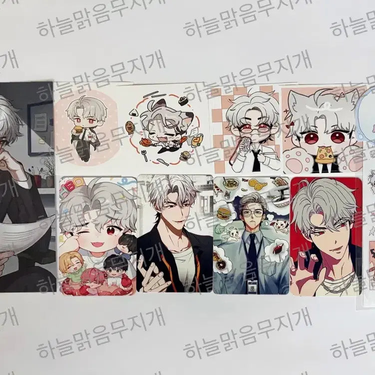 [BUNJANG] PLAVE Eunho Birthday Cafe Pre-order Freebie Sticker Photocard Set / 플레이브 은호 생카 전프레 비공굿 스티커 포카 세트 원가이하 양도