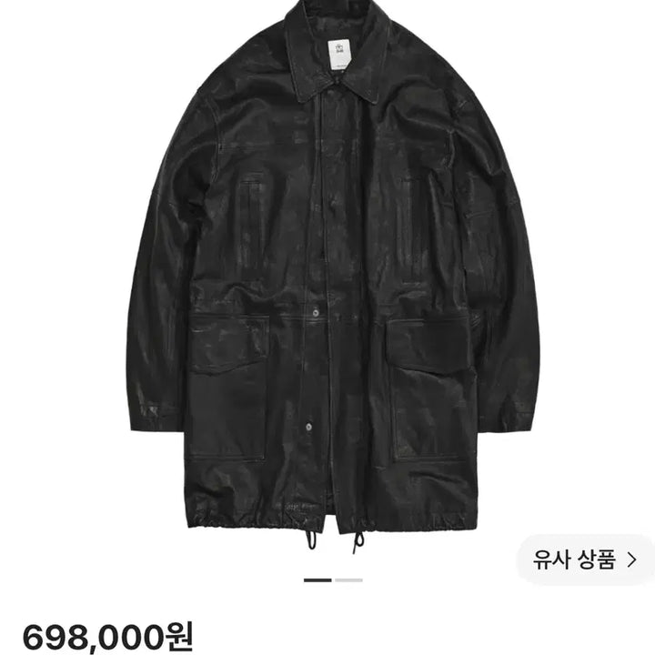[BUNJANG] Politeru Lambskin Leather Car Coat First Edition / [2] 폴리테루 램스킨 레더 카코트 초판