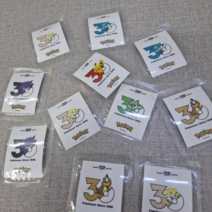 [BUNJANG] Baskin Robbins Pokemon Stickers / 베스킨라빈스 (베라) 포켓몬 띠부씰 교환합니다