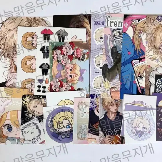 [BUNJANG] PLAVE Noah Birthday Event Freebie Sticker Set / 플레이브 노아 생일 생카 전프레 비공굿 스티커 세트 원가이하 양도