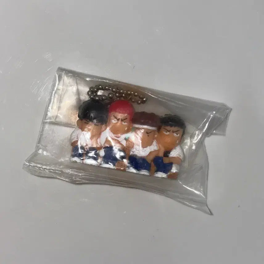 [BUNJANG] Slam Dunk Seotaeung Kangbaekho Songtaeseop Jeongdaeman Figure Keyring Set / 슬램덩크 슬덩 낙제군단 서태웅 강백호 송태섭 정대만 피규어 키링