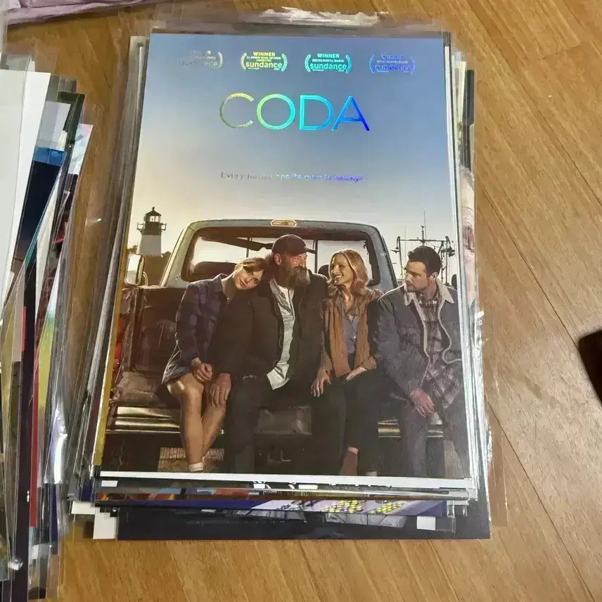 [BUNJANG] CODA Movie A3 Poster Set / 영화 코다 A3포스터 감독싸인 가족 화일L홀더 프로그램북 CODA아카데미