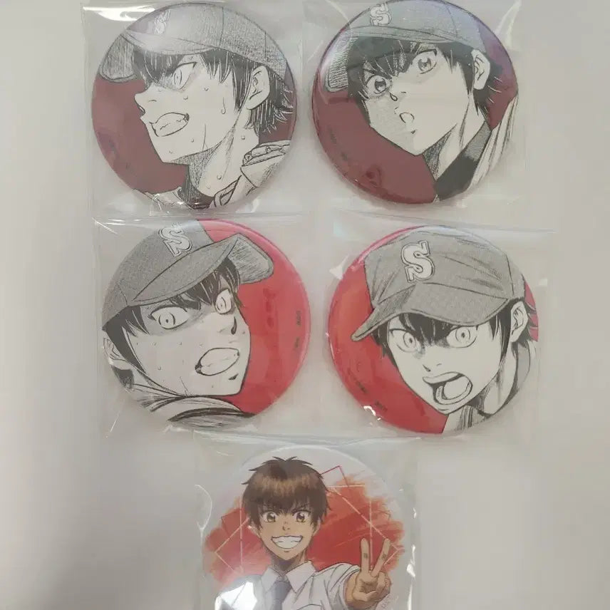 [BUNJANG] Daiya no Ace Sawamura Eijun Original Art Can Badge / 다이에이 사와무라 원화 캔뱃지 다이아몬드에이스
