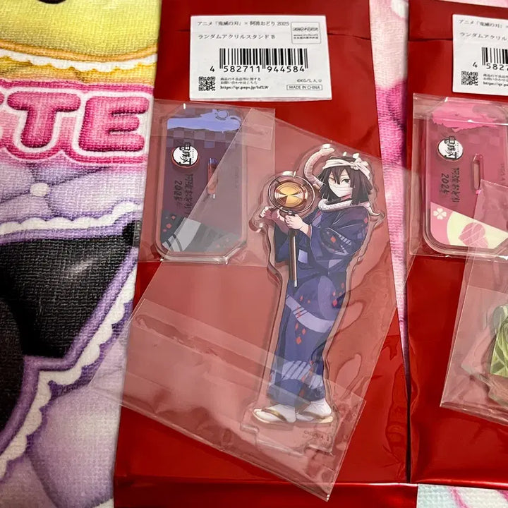 [BUNJANG] Demon Slayer Awafuji Acrylic Stand Obanai Iguro &amp; Kanroji Mitsuri Bundle Set / 귀멸의 칼날 아와오도리 아크릴 스탠드 이구로 미츠리 일괄
