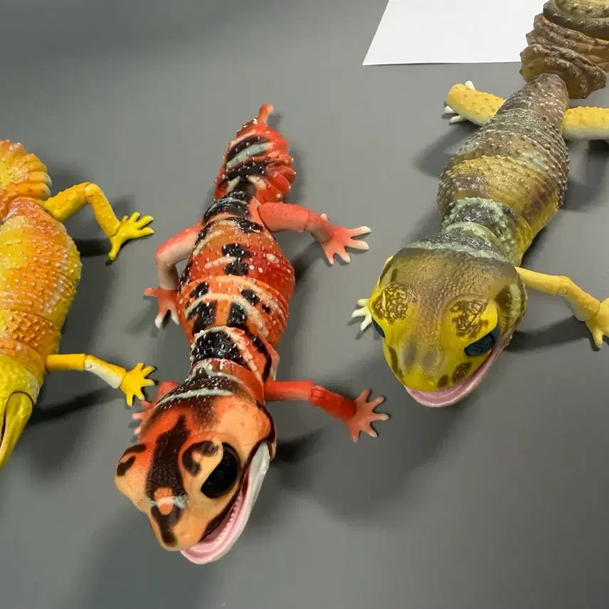 [BUNJANG] Bandai Creature Encyclopedia Crested Gecko / 반다이 생물 대도감 납테일게코