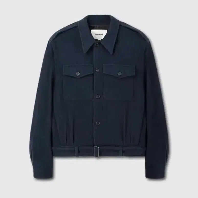 [BUNJANG] Tony Wack 25FW Wool Boucle Officer Jacket Navy XL / [25FW] 토니웩 울 부클 오피서 자켓 네이비 XL